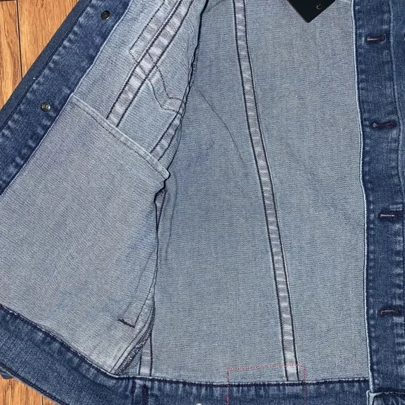New True Religion Jean Jacket Jimmy SN Trucker Jacket Denim Jacket Size M